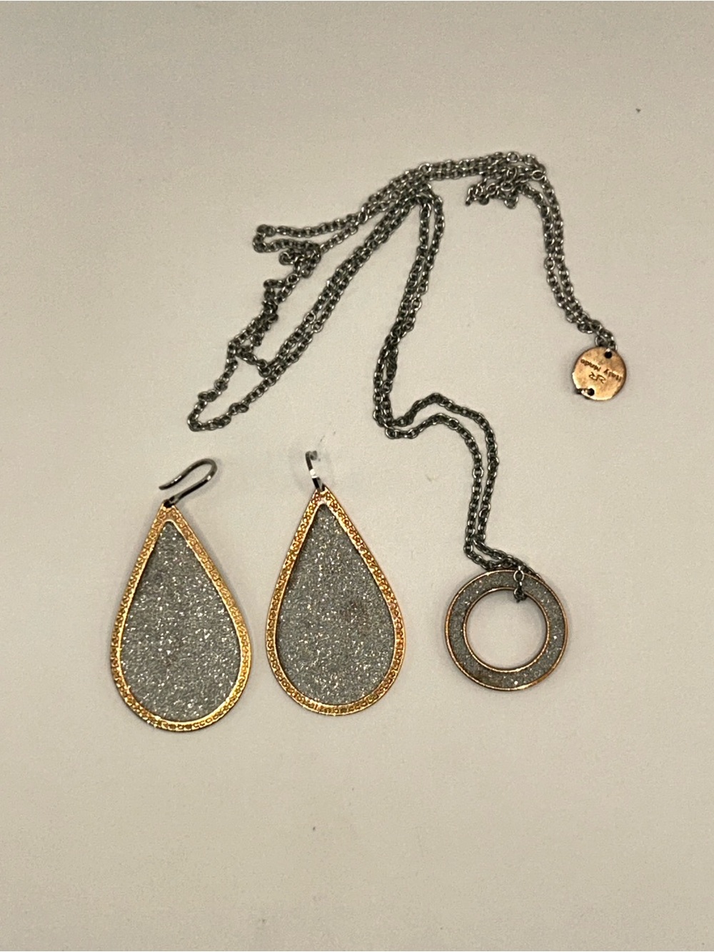 Rebecca Earrings & Necklace Sterling 18k Bronze - Picture 17 of 17